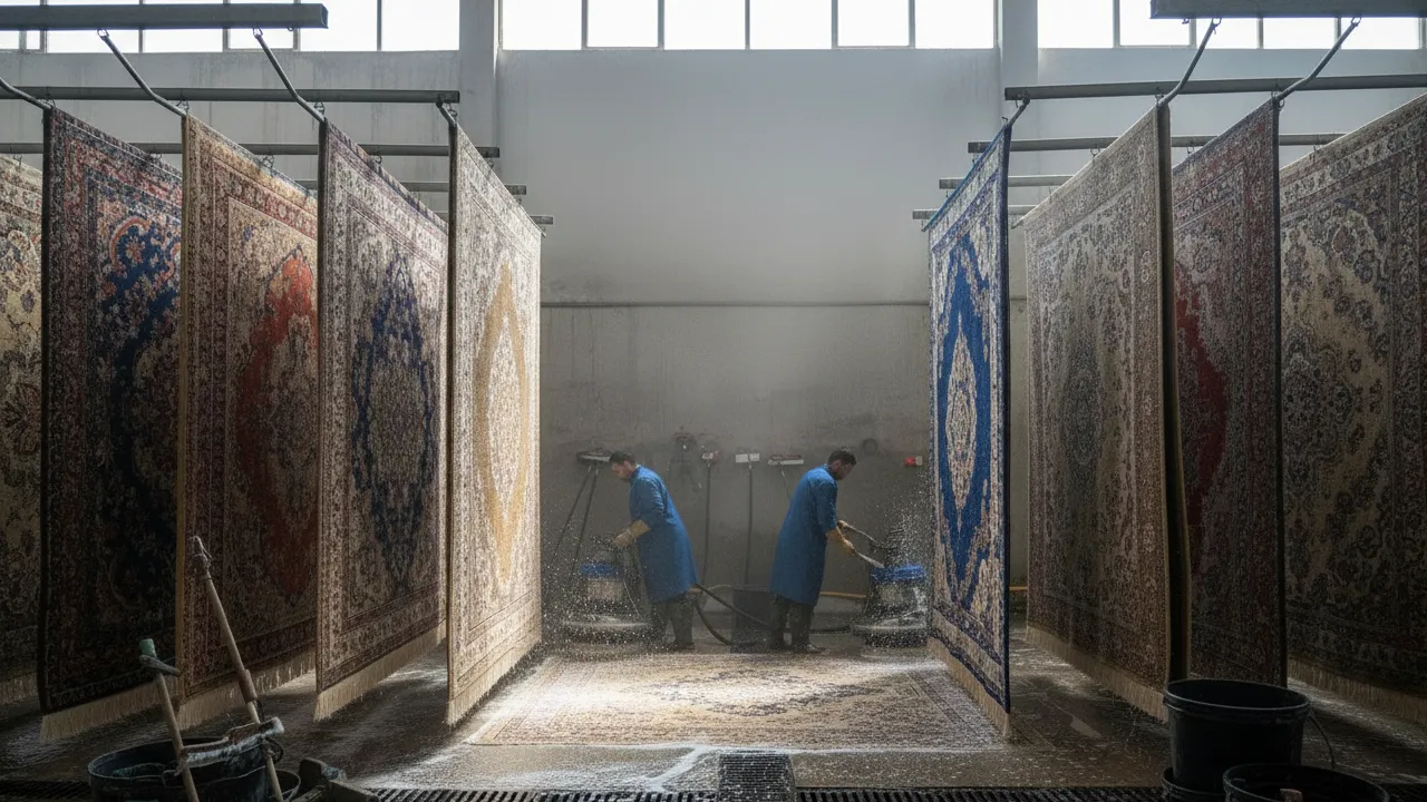 قالیشویی مجاز در اصفهان