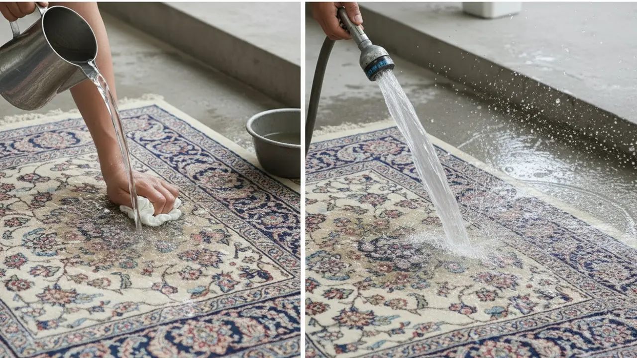 شستشوی فرش نجس