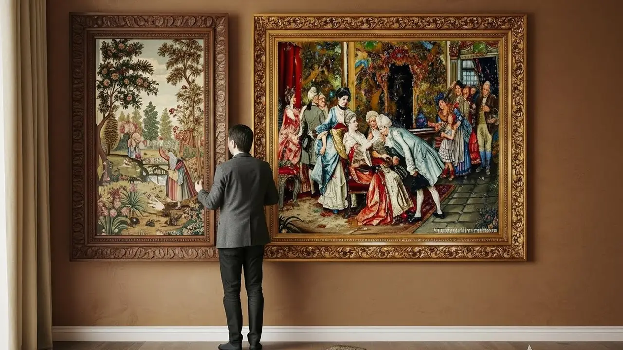 تشخیص تابلو فرش دستباف از ماشینی