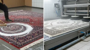 قالیشویی چگونه فرش را می شوید