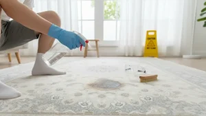 شستن فرش با وایتکس