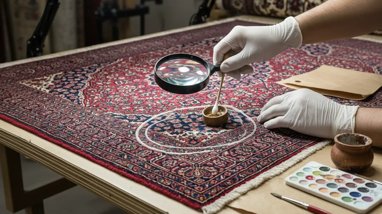 لکه برداری فرش دستباف در اصفهان