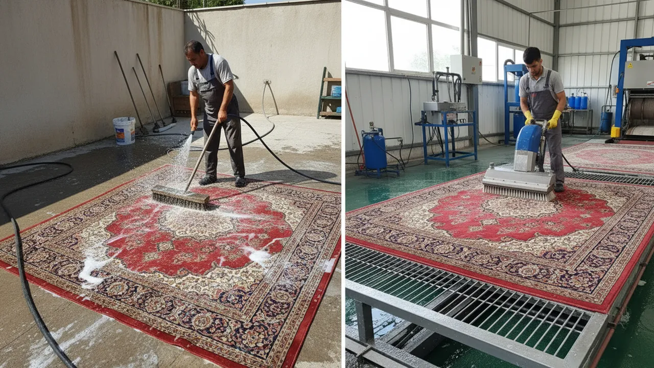 5 اشتباه رایج در شستشوی فرش ماشینی و راهکارهای جلوگیری از آن