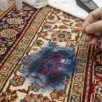 رنگ برداری فرش دستباف در اصفهان