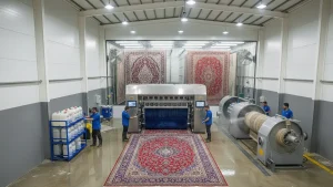 چرا شستشوی فرش‌های بزرگ فقط با قالیشویی ممکن است؟