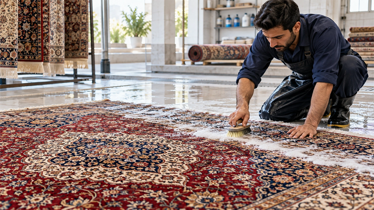 شستشوی فرش دستباف در اصفهان