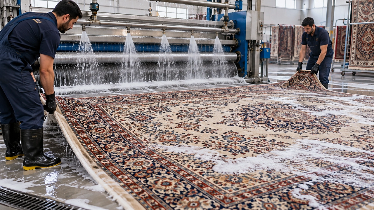 قیمت شستشوی فرش ماشینی در اصفهان